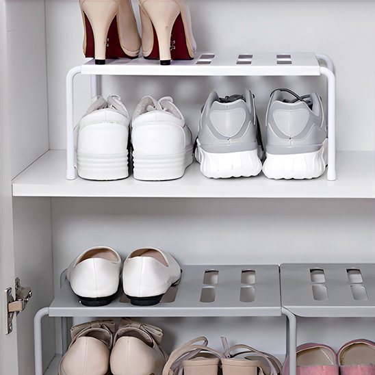 Rangement chaussures modulaire deux couleurs
