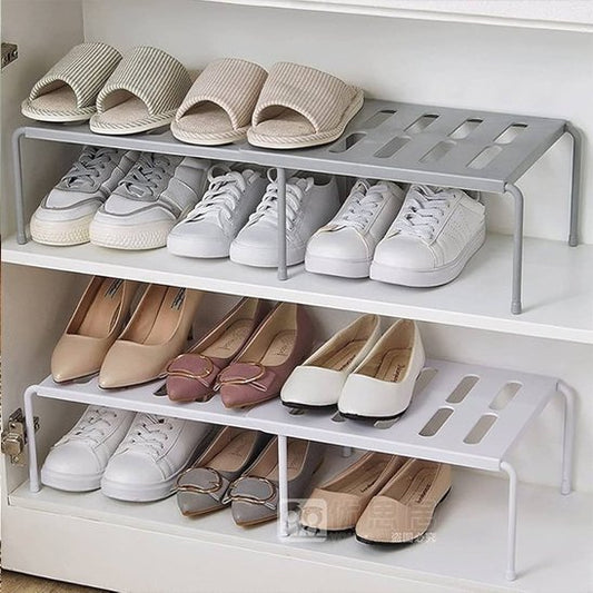 Rangement chaussures modulaire deux tablettes