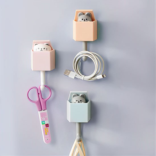 crochets muraux animaliadeco adhesif article