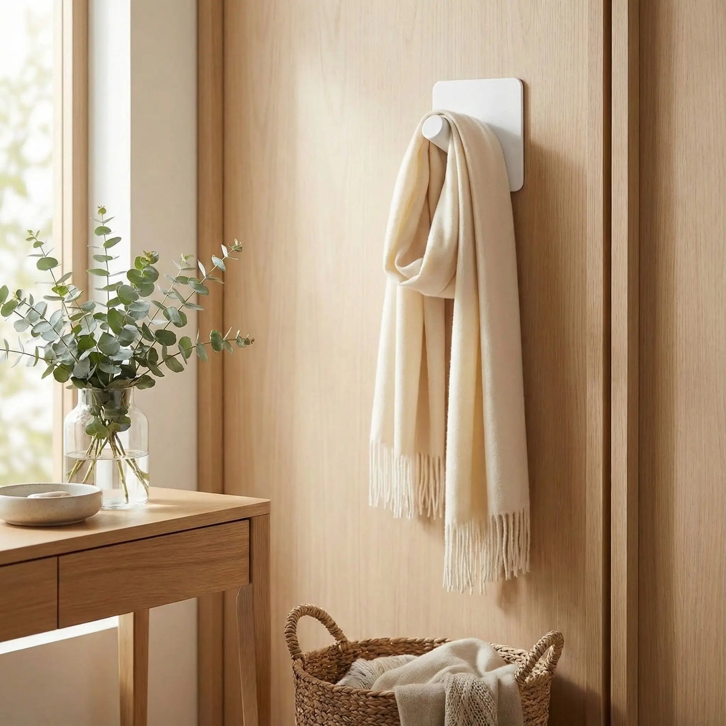 Crochets muraux avec écharpe DésiOrganiz