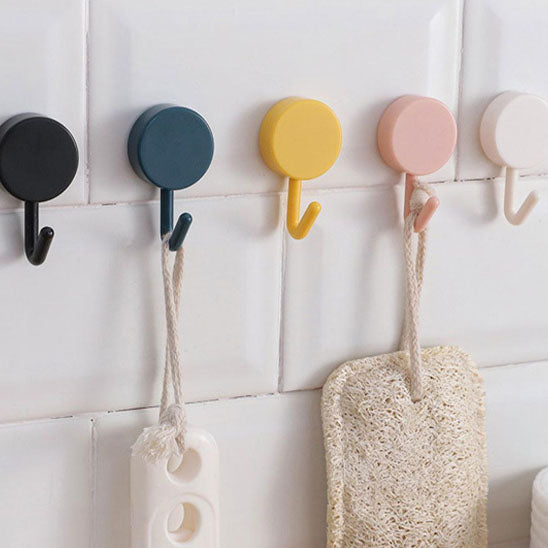 crochets muraux colores eponges