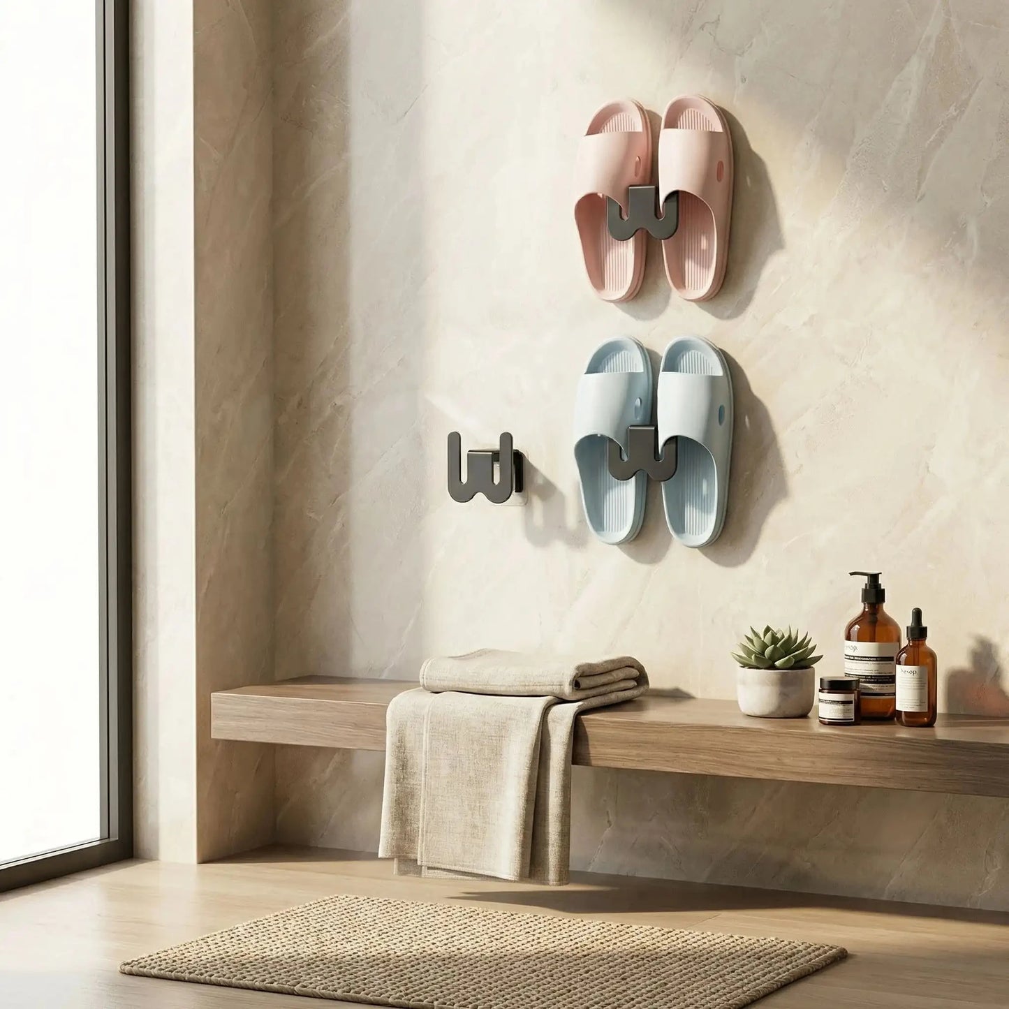 support mural pour chaussures lot de 3