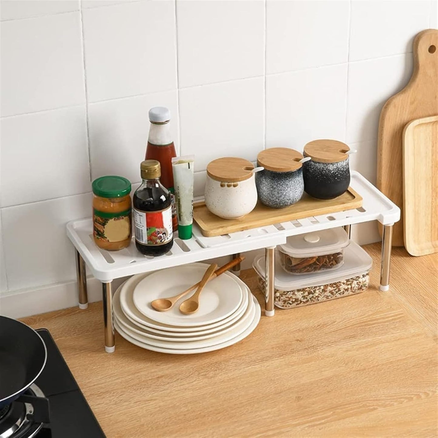 Étagère de Rangement - MultifunctionStorageRack™ - Blanc - Rangement signature