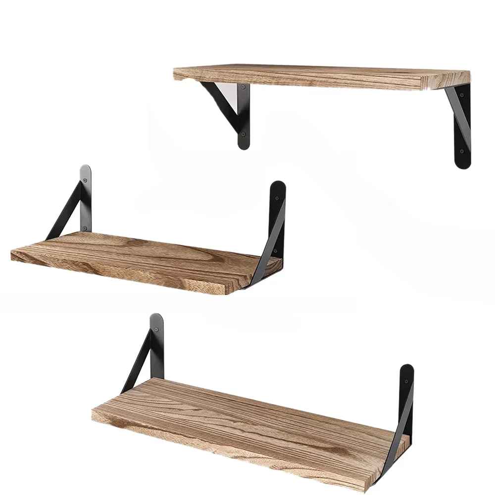 Étagère mural bois polywood deux méthodes de disposition