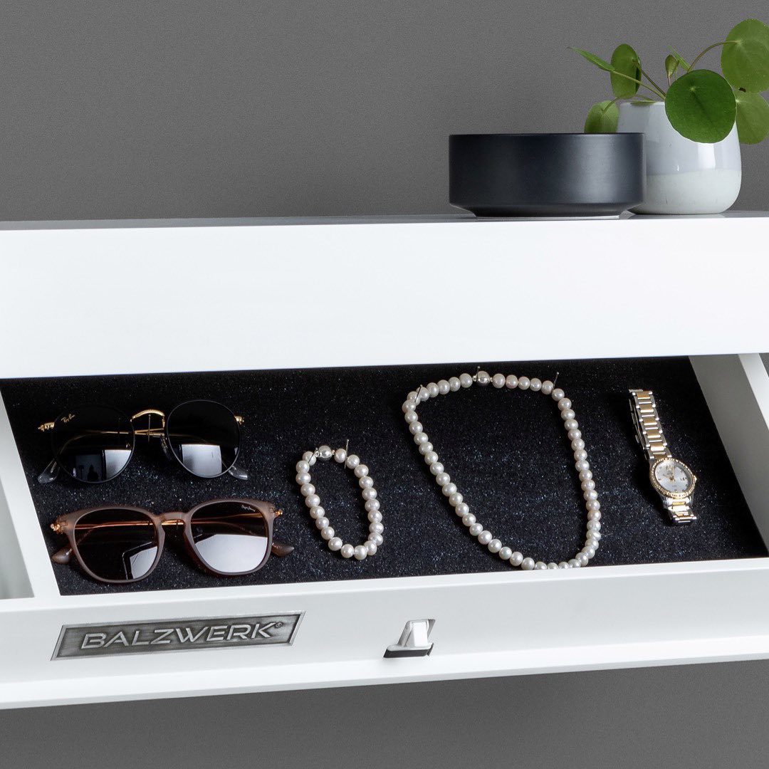 Étagère Murale - MagicShelf™ - Blanc Mat - Rangement signature