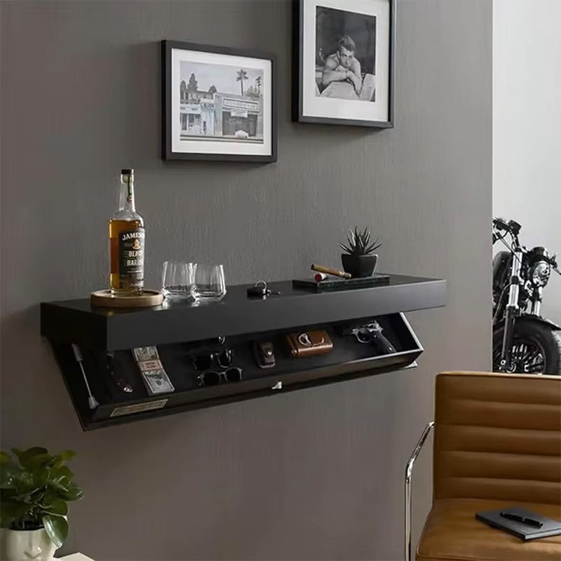 Étagère Murale - MagicShelf™ - Noir Mat - Rangement signature