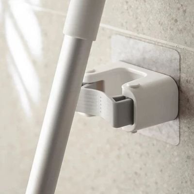 Porte balai mural adhésif