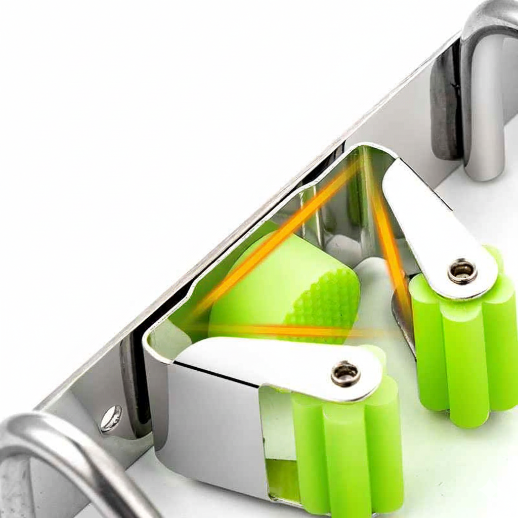 Porte balai mural poignée