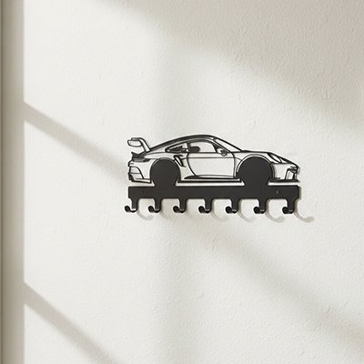 Porte-clés mural voiture