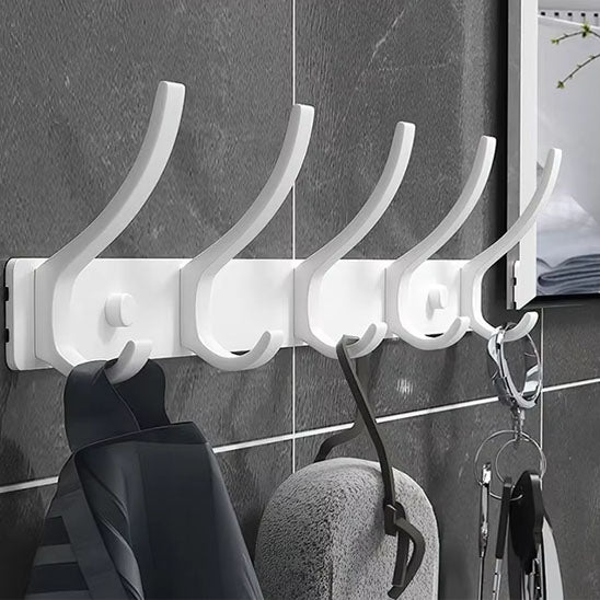 porte manteau mural blanc avec eponge