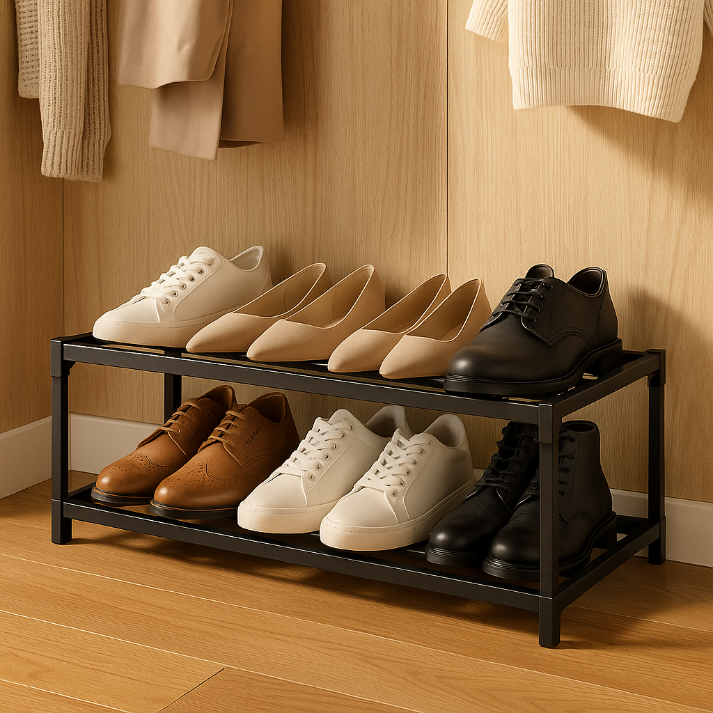 range chaussure Compact 6 paires placcard