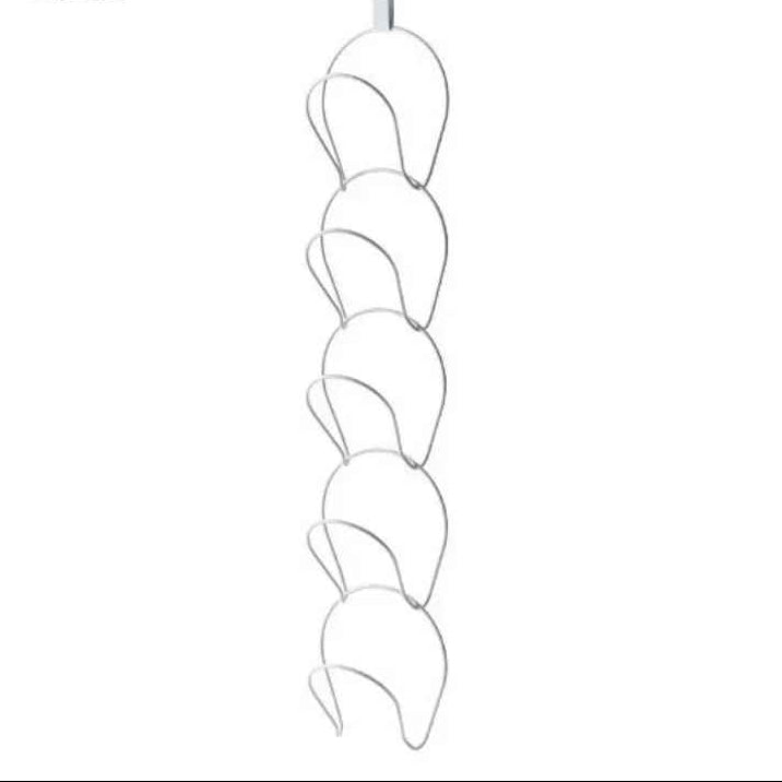 Rangement casquette cintres polyvalents blanc