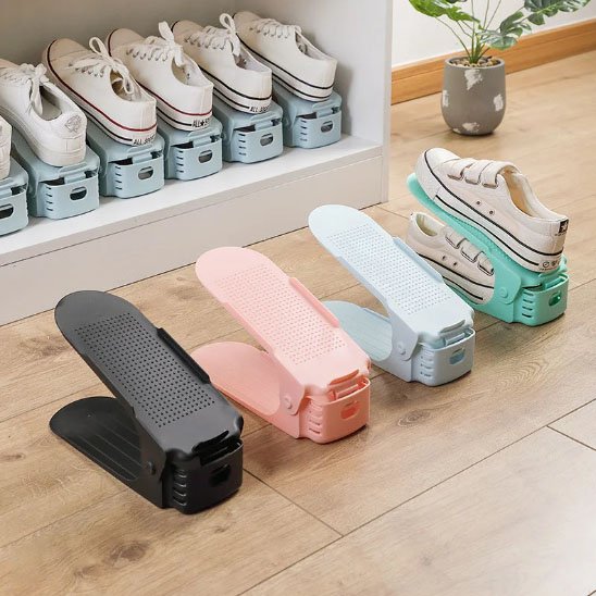 rangement chaussure reglable colores
