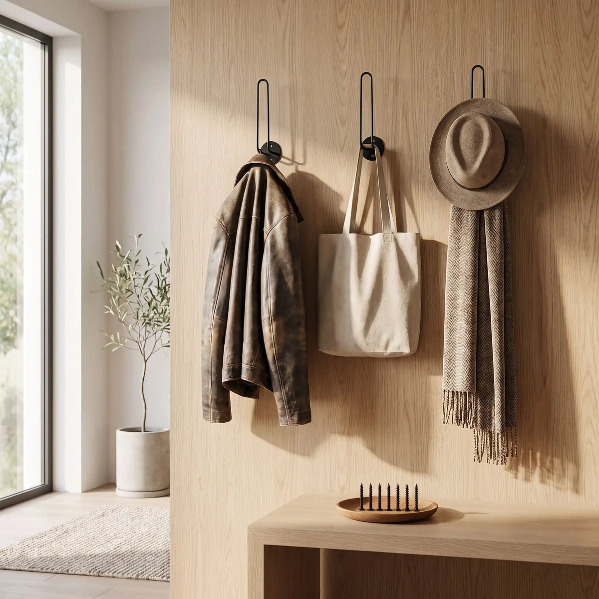 Support casquette NORDEN™ StellarOrganize en métal renforcé noir présenté en vue frontale