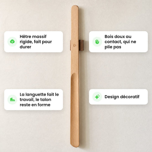 Chausse-pied Long en Hêtre — Lättsteg™