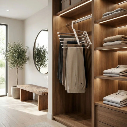 Cintre à pantalon multifonction