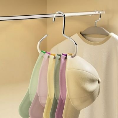 Cintre avec casquettes Durable Élégance