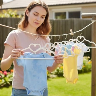 Cintre Bébé | Coloré Résistant Rangement signature 