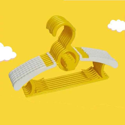 Cintre enfant Colorés Robustes jaune