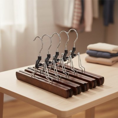 Cintre pantalon​  en bois massif