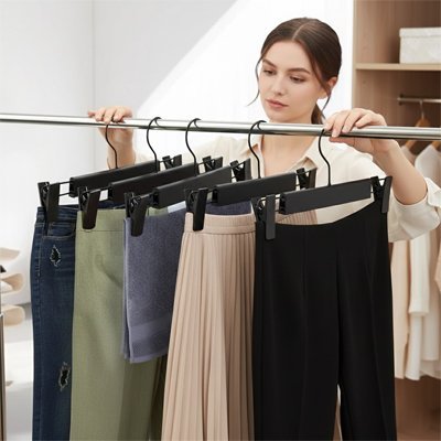 Cintre pantalon | MultiStore - Noir - Rangement signature