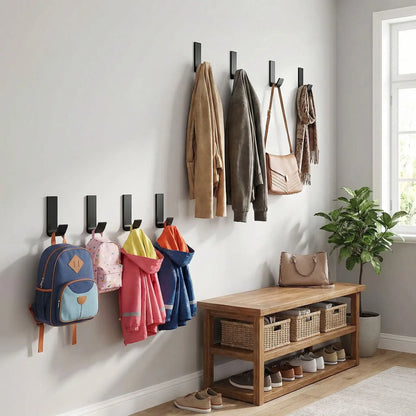 Crochet adhésif en aluminium pour toute la famille