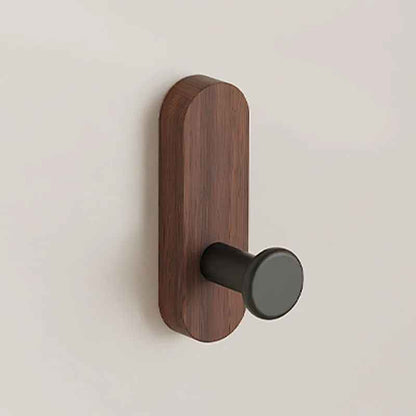 Crochet adhésif hêtre Naturel Élégant