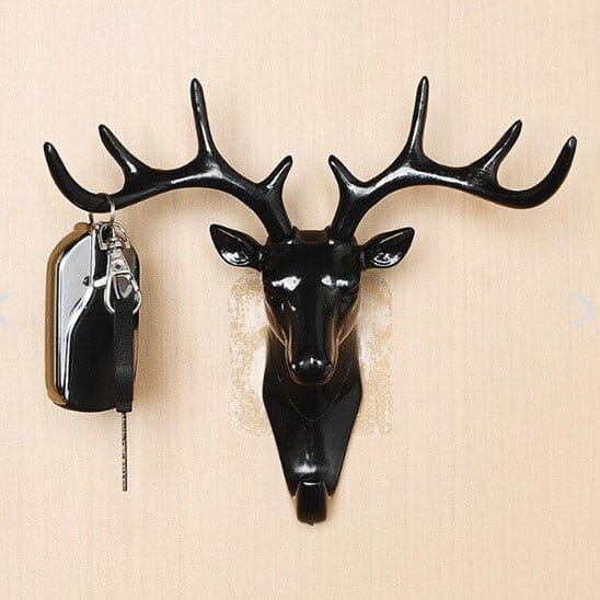 Crochet Mural | Tête de cerf crochet mural Rangement signature 