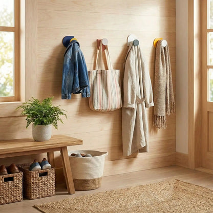 Crochets adhésifs ColorPlus dans une belle entrée