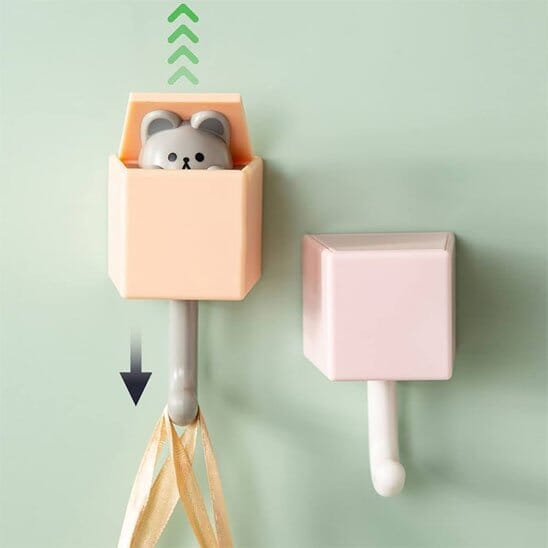 Crochets Muraux Animaux | Le Rangement Interactif qui fait Sourire crochet mural Rangement signature 