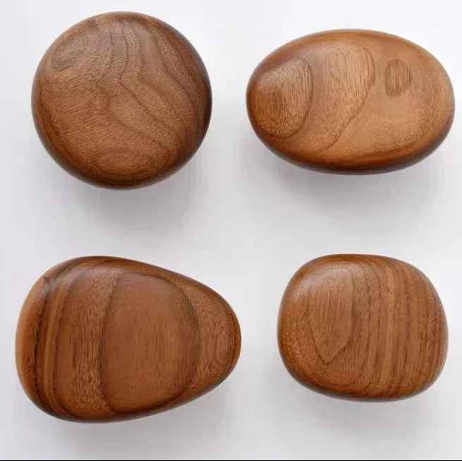 Crochets muraux noyer Scandinave Bois Design