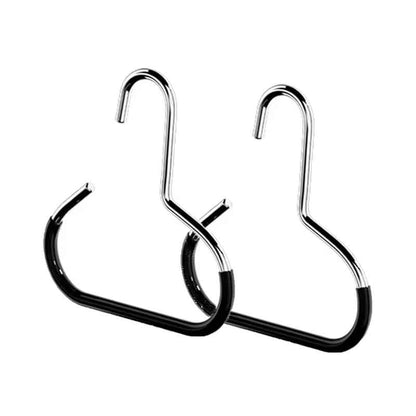 Deux porte casquette Cintre Circulaire noir