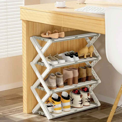 Étagère à chaussures CompactFold sous bureau