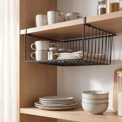 Etagere a chaussures FJELL™ suspendue ShoeHook noire pour optimiser l’espace 