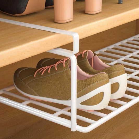 Étagère à chaussures suspendue | ShoeHook™ - Gain de place (blanc) Rangement chaussures Rangement signature Blanc 