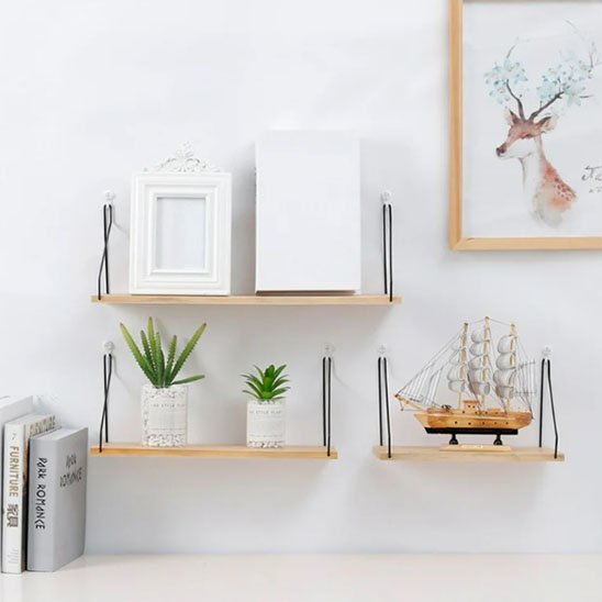 Etagere bois​ trois grandeurs différentes