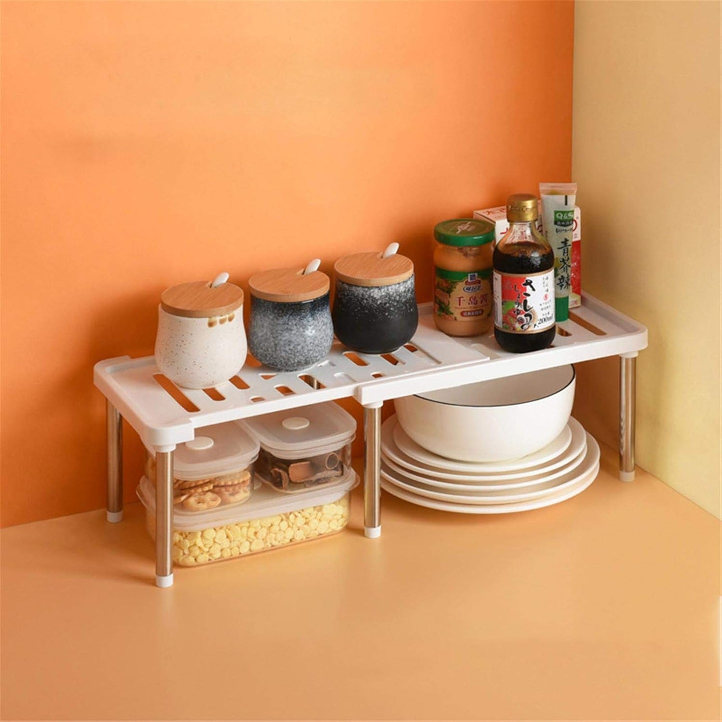 Étagère de Rangement - MultifunctionStorageRack™ - Blanc - Rangement signature