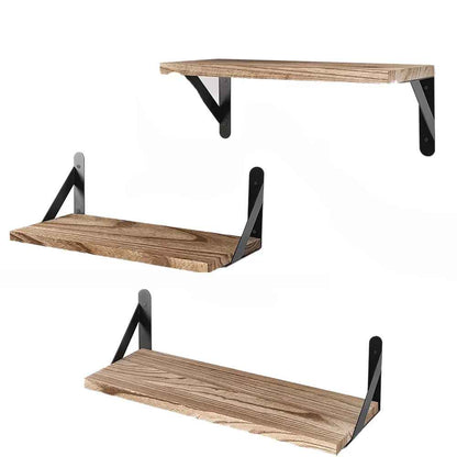 Étagère mural bois polywood deux méthodes de disposition