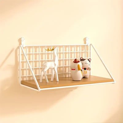 Etagere murale bois blanche