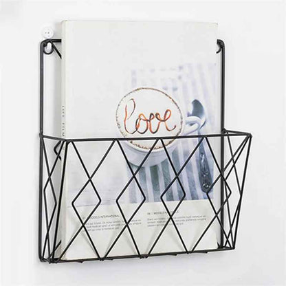 Etagere murale Fer Design Robuste noir avec livre