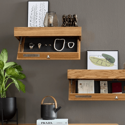 Étagère Murale - MagicShelf™ - Bois Naturel - Rangement signature