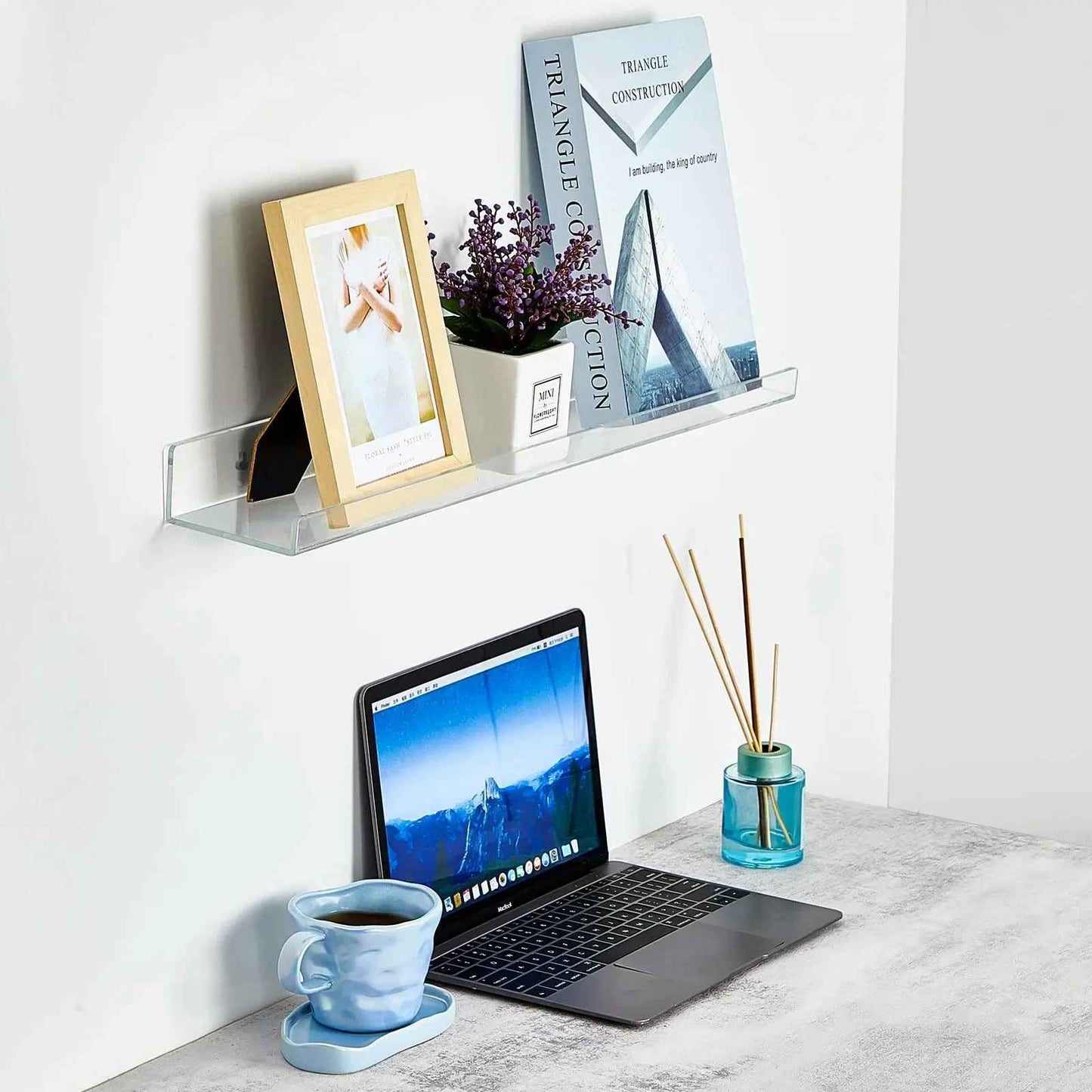 Étagère murale Plexiglass Flottante bureau