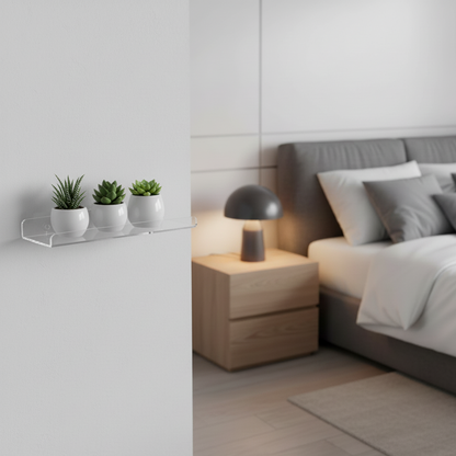 Étagère murale Plexiglass Flottante chambre