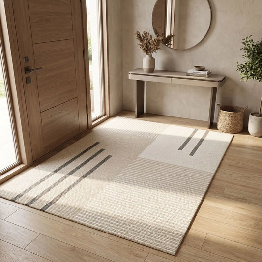 Grand-tapis-d'entrée modere