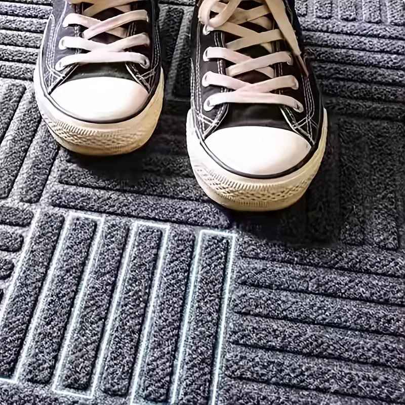 Grand tapis d'entrée résistant