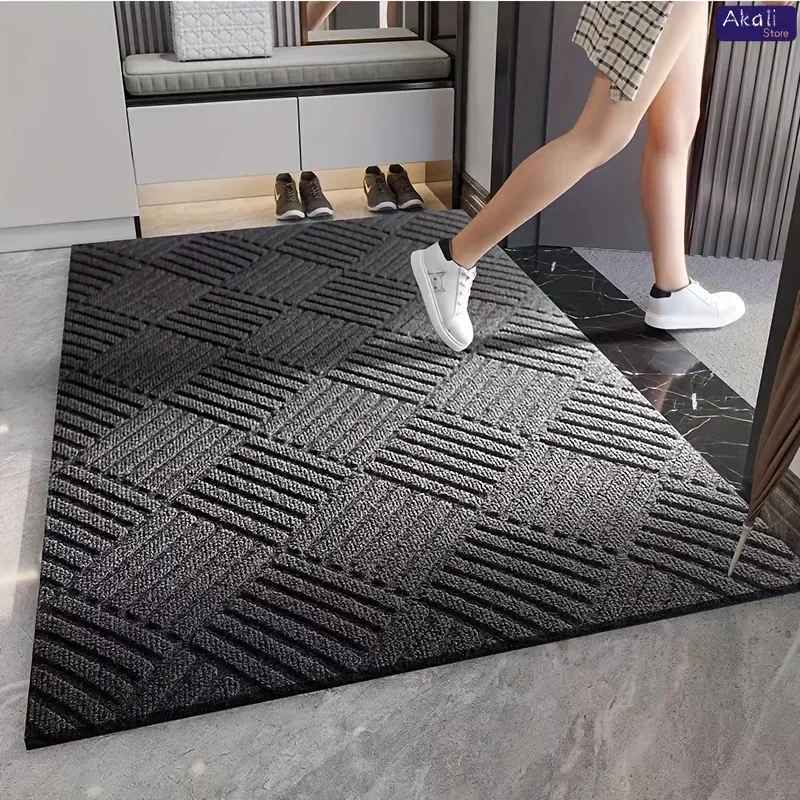 Grand Tapis d'entrée | Absorbant Antidérapant - Rangement signature