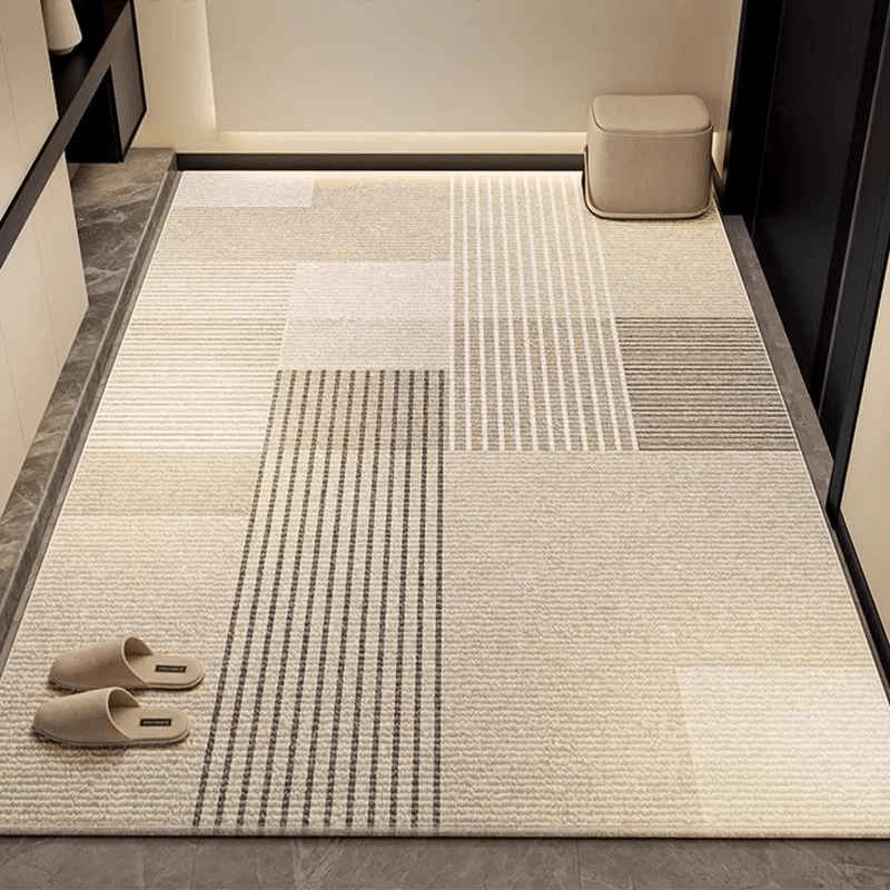 Grand Tapis d'entrée | Antidérapant Résistant - Rangement signature