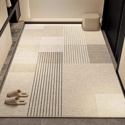 Grand Tapis d'entrée | Antidérapant Résistant - Rangement signature