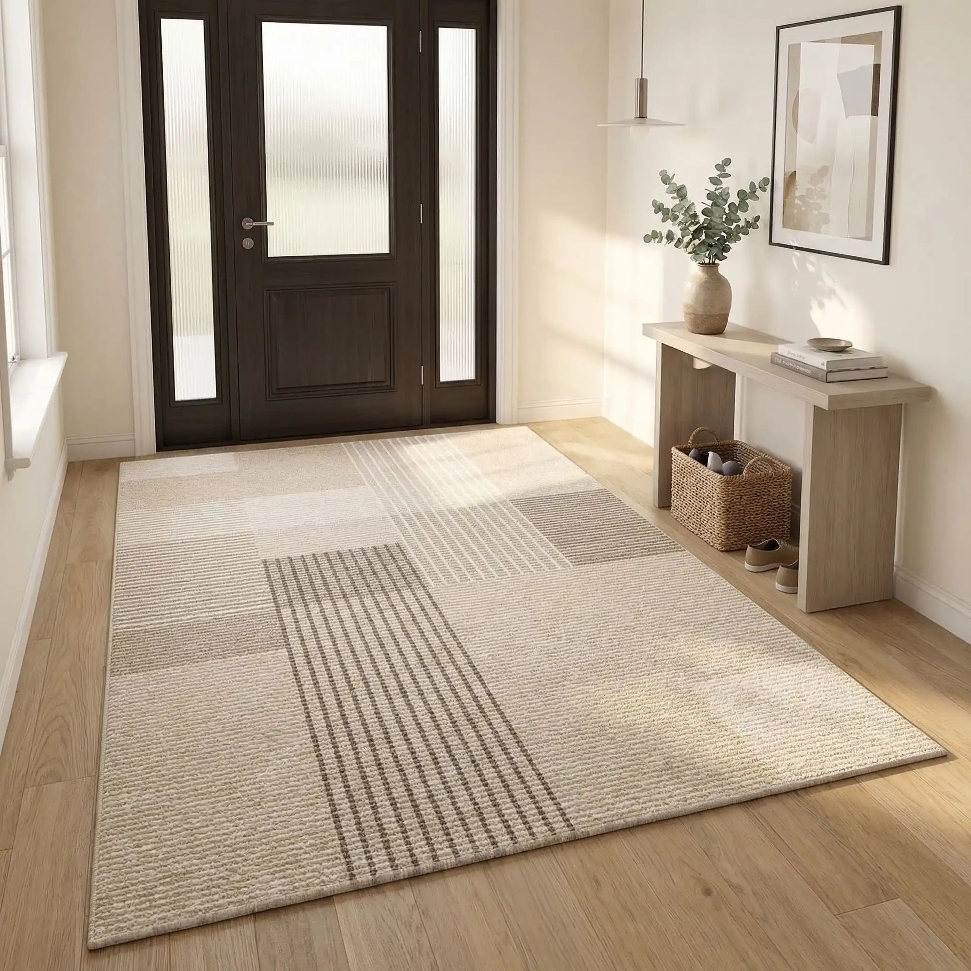 Grand Tapis d'entrée | Antidérapant Résistant - Rangement signature