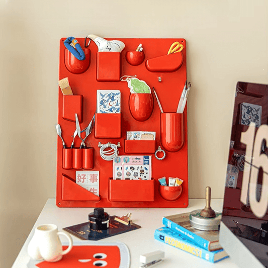Organisateur Mural - WallHolder™ - Rouge - Rangement signature